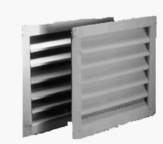 Air Vent 81232 Aluminum Reversible Louver, White, 14" x 24"