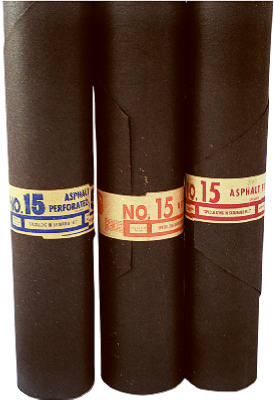 #30 Asphalt Roofing Felt  36" x 72'