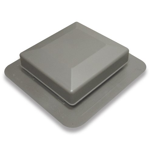 Duraflo 6050G Square Top Roof Vent, Gray